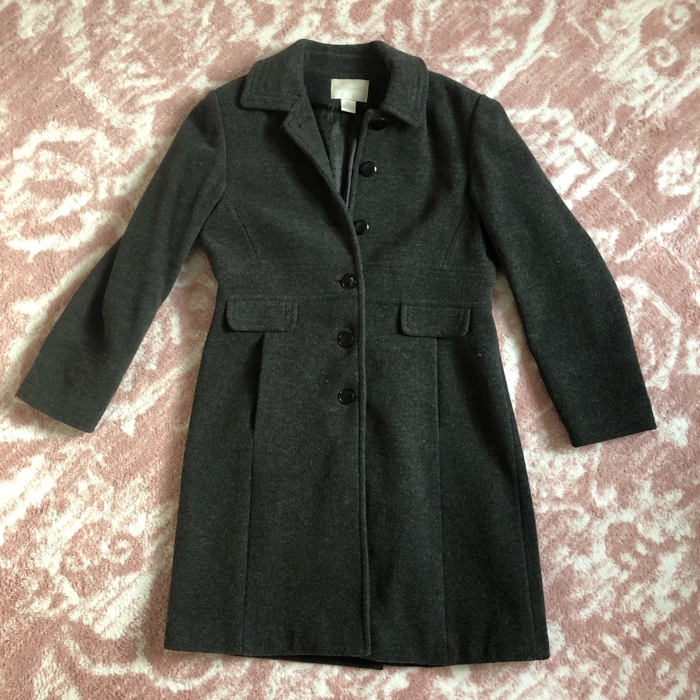 Dark Gray Pea Coat